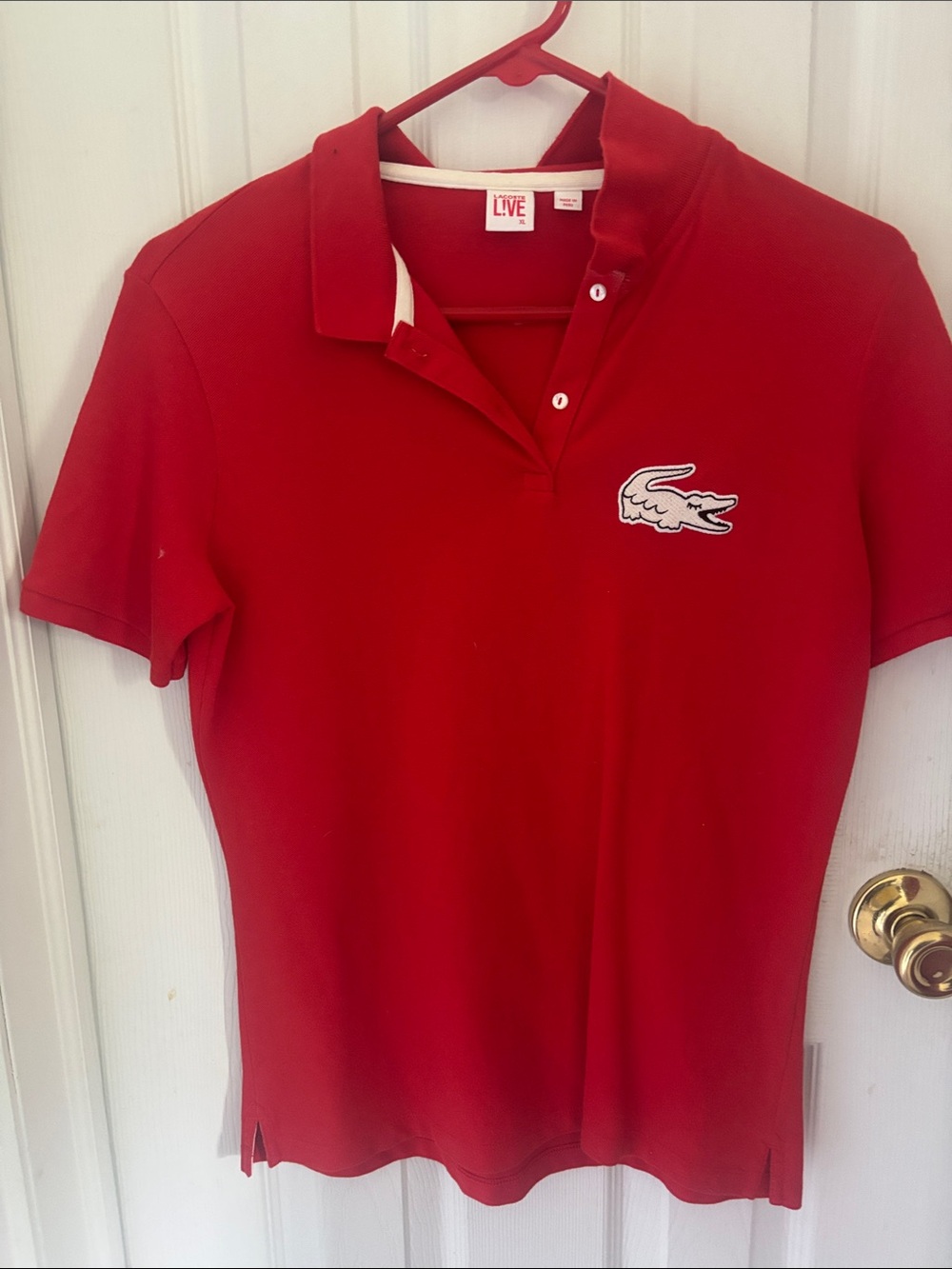 Lacoste L!VE Red Polo/Shirt